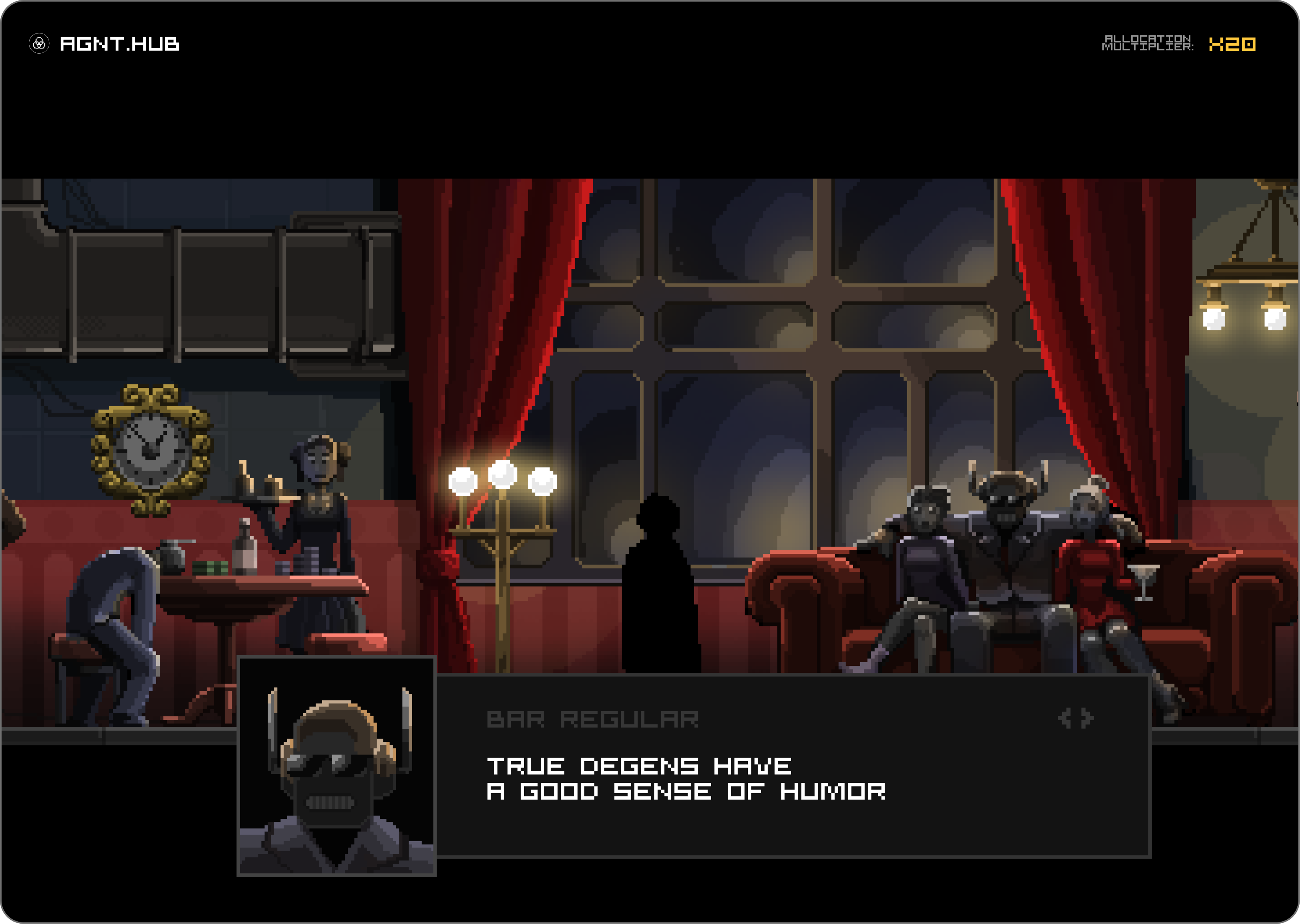 Agent hub screen