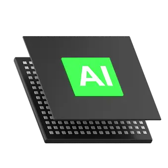 processor image with ai label on the top