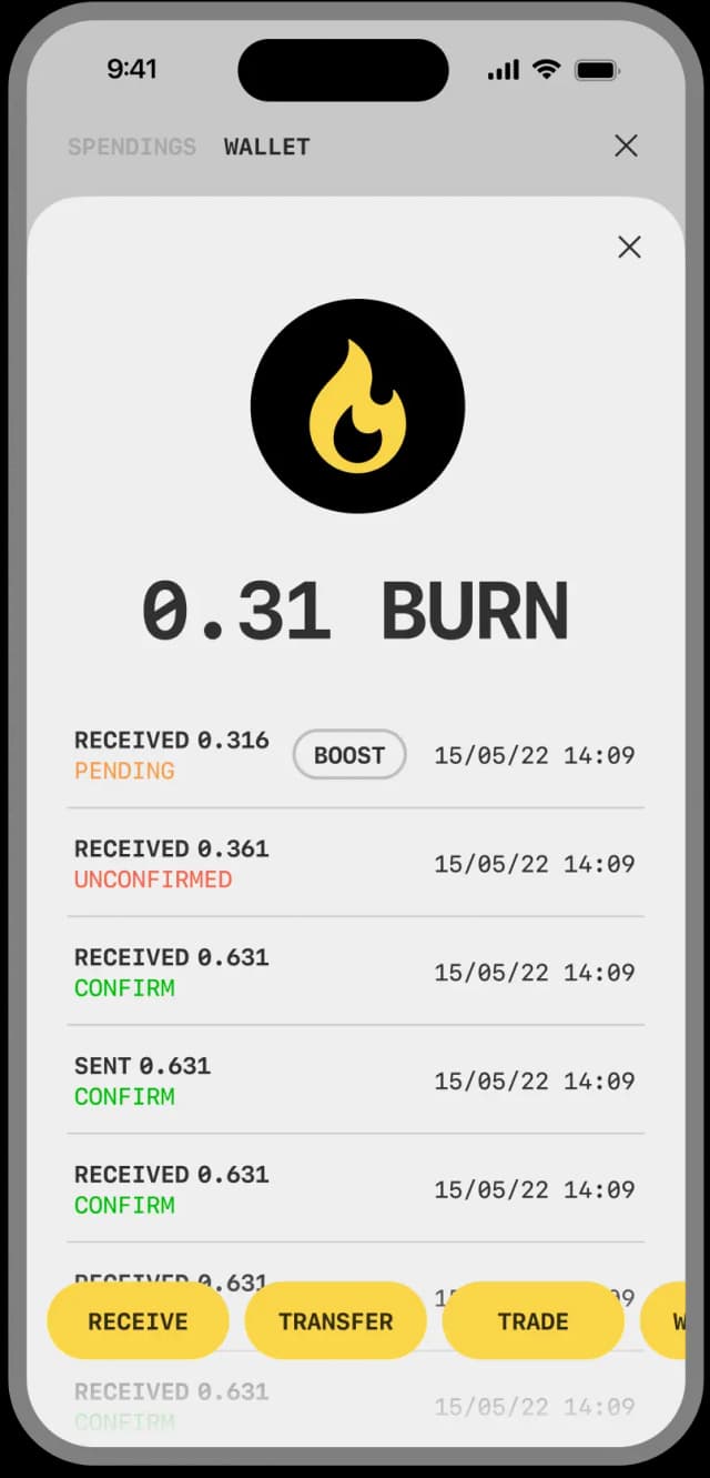 Step App mobile screen